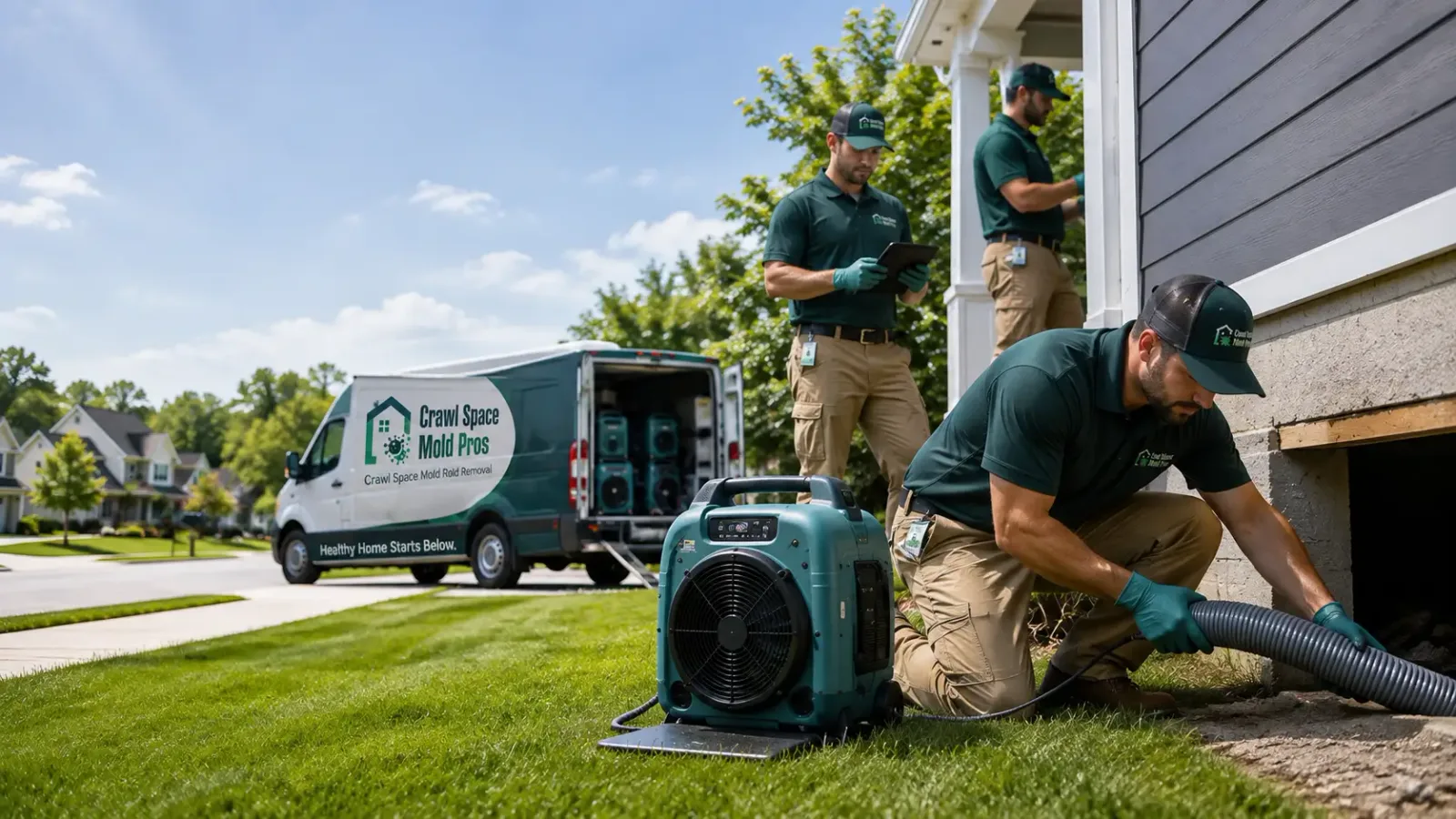 Crawl Space Mold Removal in Princeton, OR